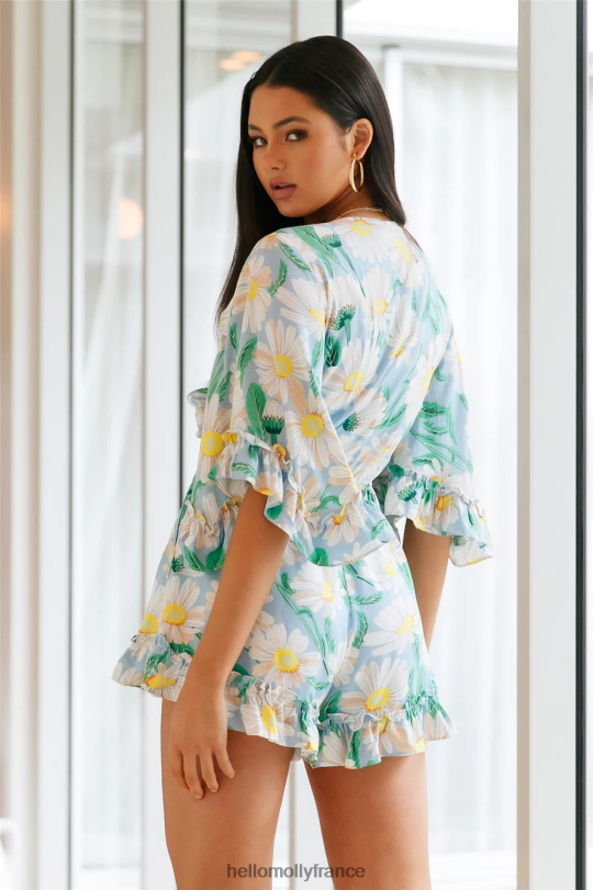 Hello Molly pensées de moi barboteuse bleue vêtements 40222H7860