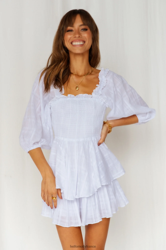 Hello Molly réfléchissez sur moi barboteuse blanche vêtements 40222H7835