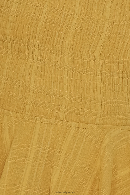 Hello Molly réfléchissez sur moi barboteuse moutarde vêtements 40222H7896