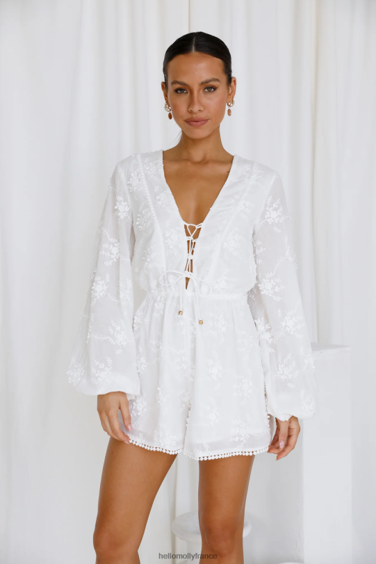 Hello Molly sensation spéciale barboteuse blanche vêtements 40222H7874