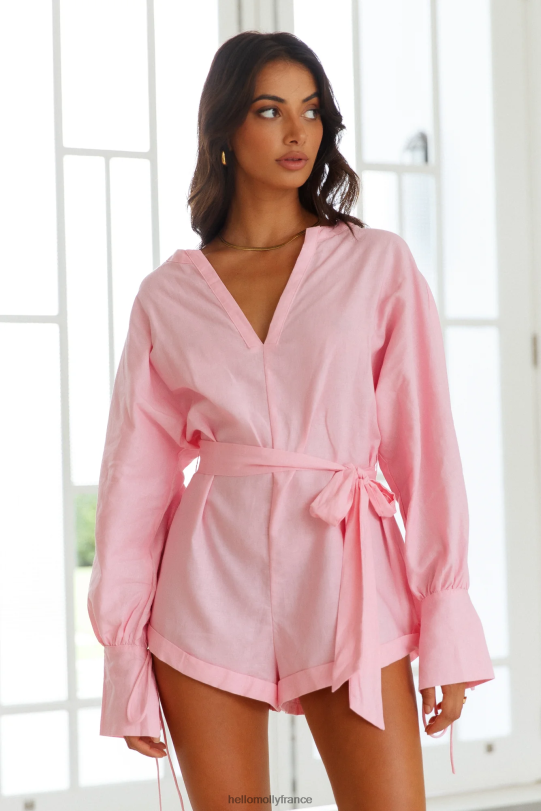 Hello Molly signalez de cette façon barboteuse rose vêtements 40222H7884