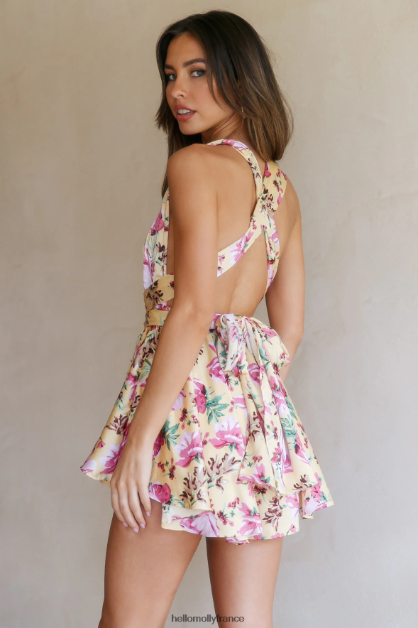 Hello Molly vêtements barboteuse Breath In Serenity jaune 40222H1521