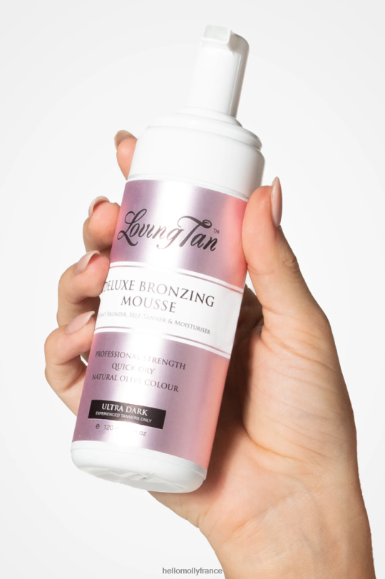Hello Molly mousse bronzante de luxe love tan ultra foncée accessoires 40222H10113