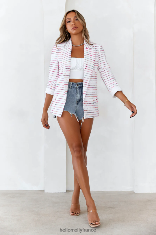 Hello Molly blazer bonbon multicolore vêtements 40222H7003