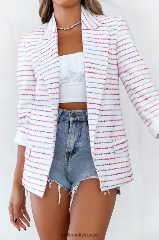 Hello Molly blazer bonbon multicolore vêtements 40222H7003