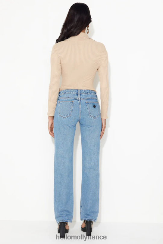 Hello Molly Crisp Days - Body côtelé à manches longues beige vêtements 40222H9076