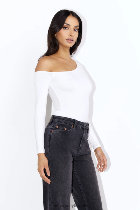 Hello Molly body basique mode blanc vêtements 40222H9111