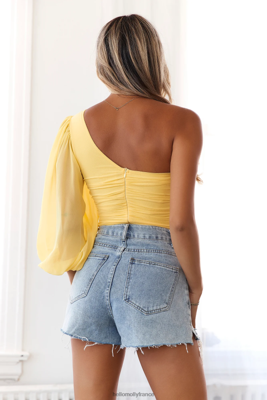 Hello Molly body de fête jaune citron vêtements 40222H8900