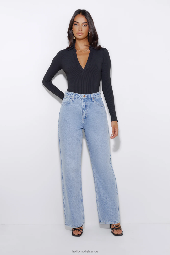 Hello Molly elle est correcte body noir vêtements 40222H9044