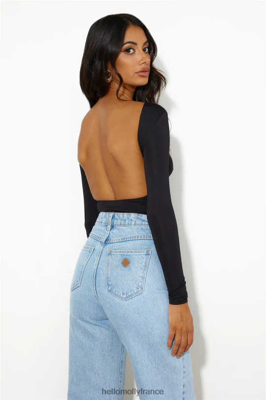 Hello Molly je veux être toi body noir vêtements 40222H9039