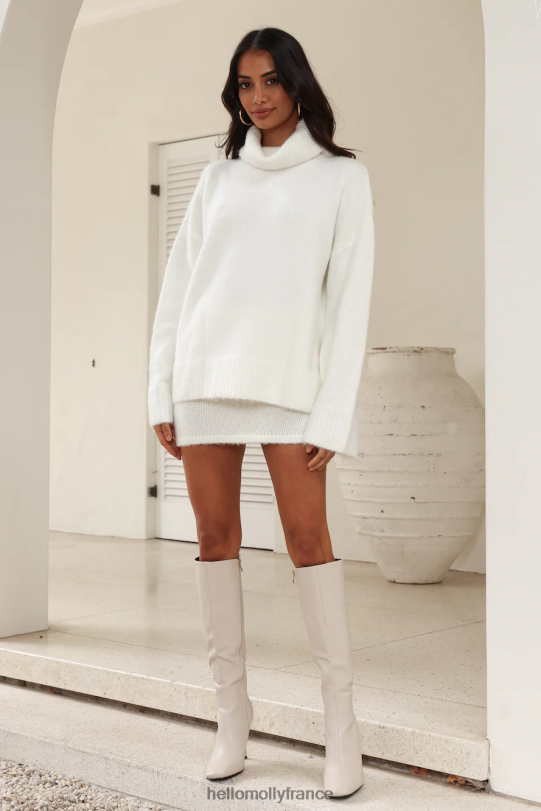 Hello Molly sndys pull winnie blanc vêtements 40222H9038