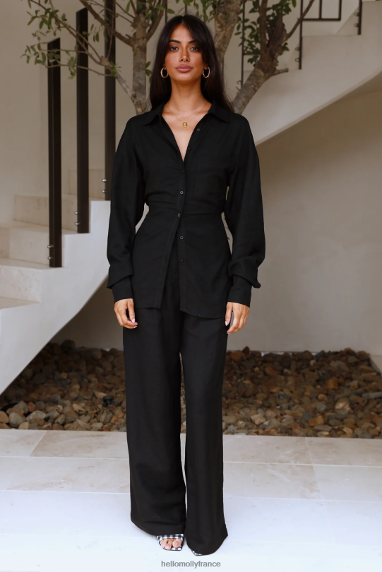 Hello Molly chemise dos nu lionne horizon noir vêtements 40222H8977