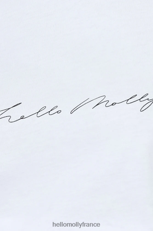 Hello Molly force d\'amour t-shirt blanc vêtements 40222H8872