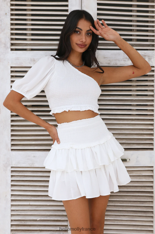 Hello Molly je voulais ce crop top blanc vêtements 40222H8867