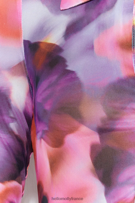 Hello Molly fête à la maison haut en maille violet vêtements 40222H9027