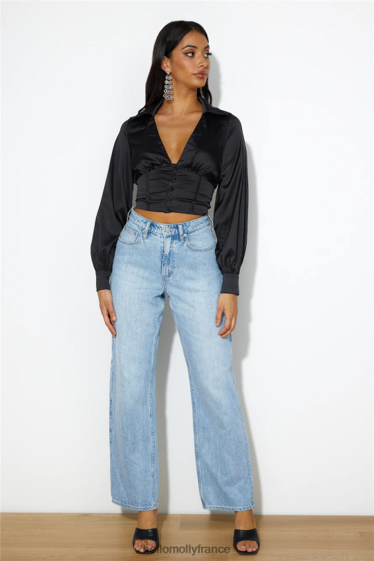 Hello Molly haut assorti noir vêtements 40222H9017