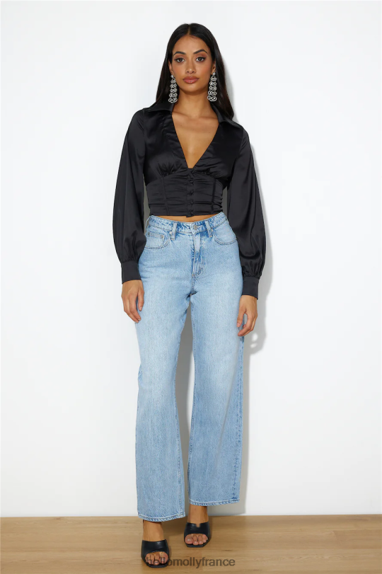 Hello Molly haut assorti noir vêtements 40222H9017