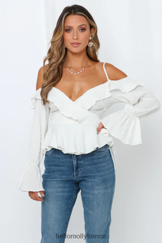 Hello Molly haut brunswick blanc vêtements 40222H9007