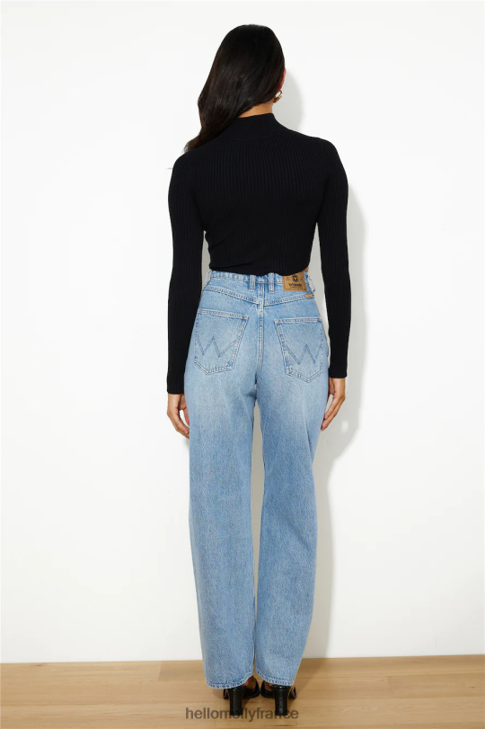 Hello Molly haut court en tricot intérieur ou extérieur noir vêtements 40222H9026