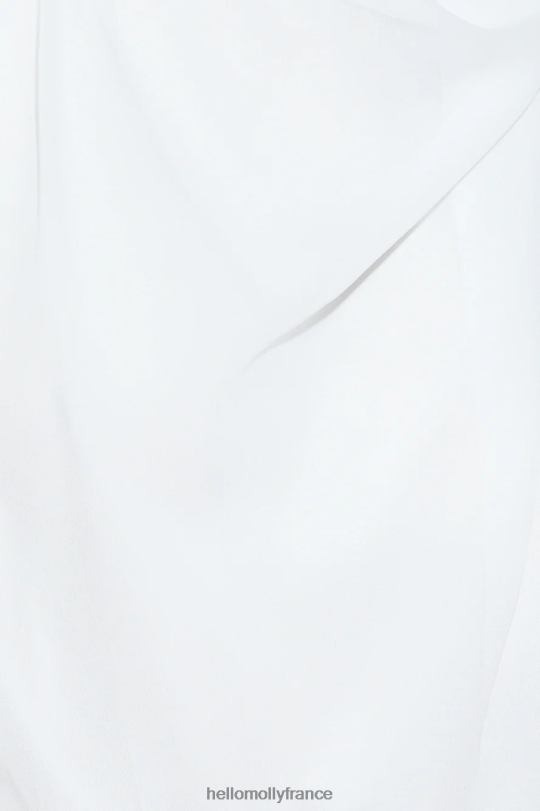 Hello Molly top court en mousseline deborah blanc vêtements 40222H8924