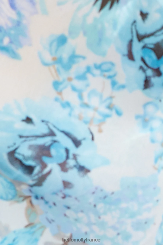 Hello Molly top court passion d\'été bleu vêtements 40222H9042