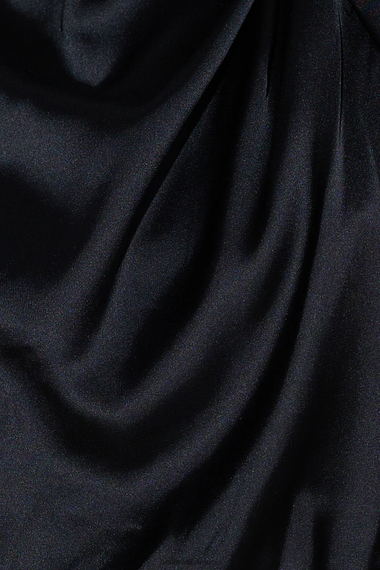 Hello Molly Love Deborah - Top court en satin noir vêtements 40222H8068