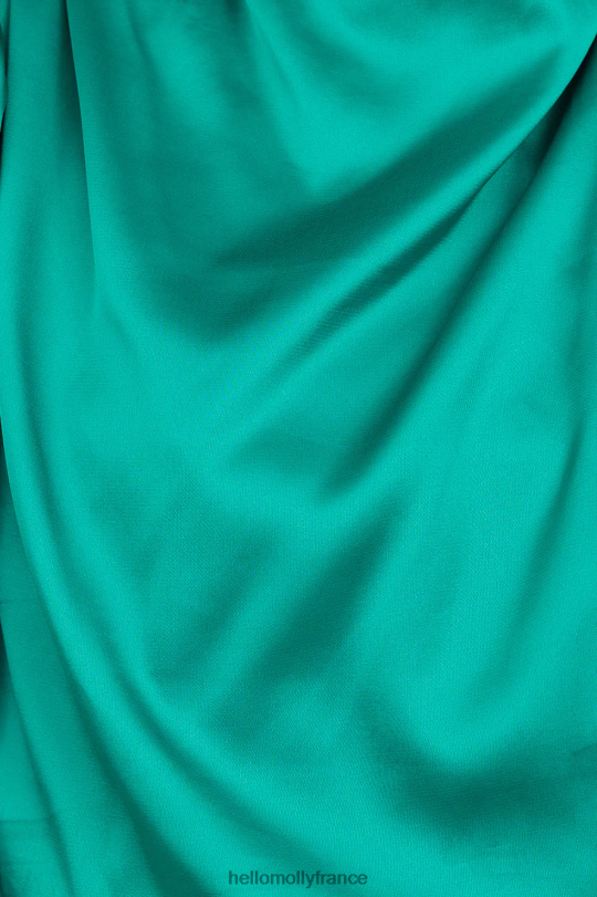 Hello Molly Love Deborah - Top court en satin vert vêtements 40222H8069