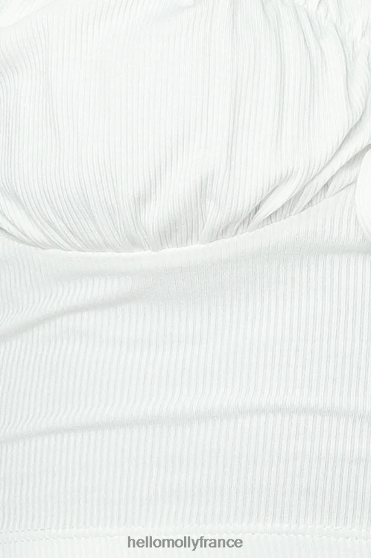Hello Molly Mary tout à fait contraire crop top blanc vêtements 40222H7950