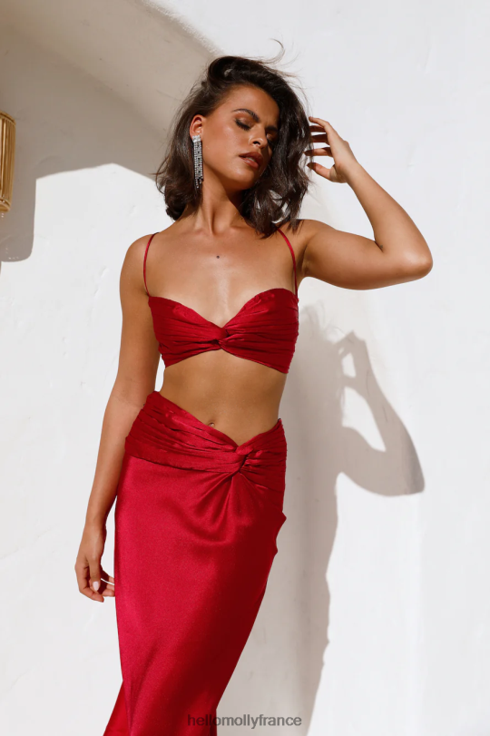 Hello Molly continuer à vivre grande récolte rouge vêtements 40222H8140