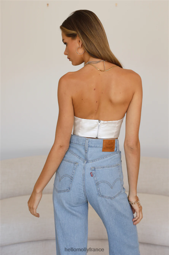 Hello Molly crème de récolte de lustre brillant vêtements 40222H8261