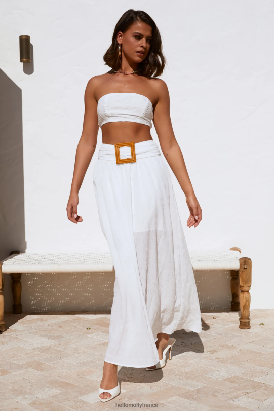 Hello Molly crop iconique revival blanc vêtements 40222H8295