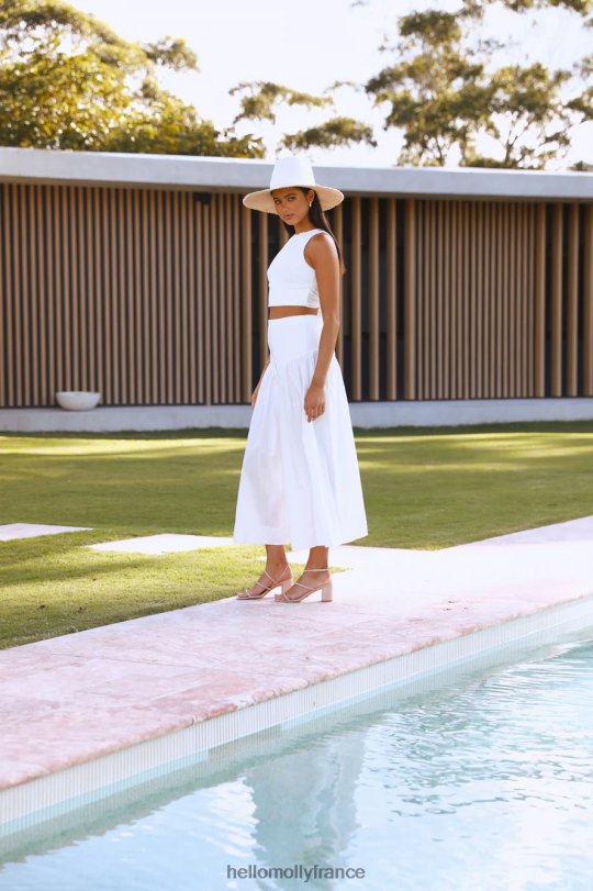 Hello Molly ensemble coucher de soleil ivoire blanc vêtements 40222H8325