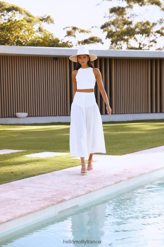 Hello Molly ensemble coucher de soleil ivoire blanc vêtements 40222H8325