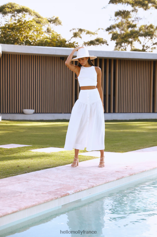 Hello Molly ensemble coucher de soleil ivoire blanc vêtements 40222H8325