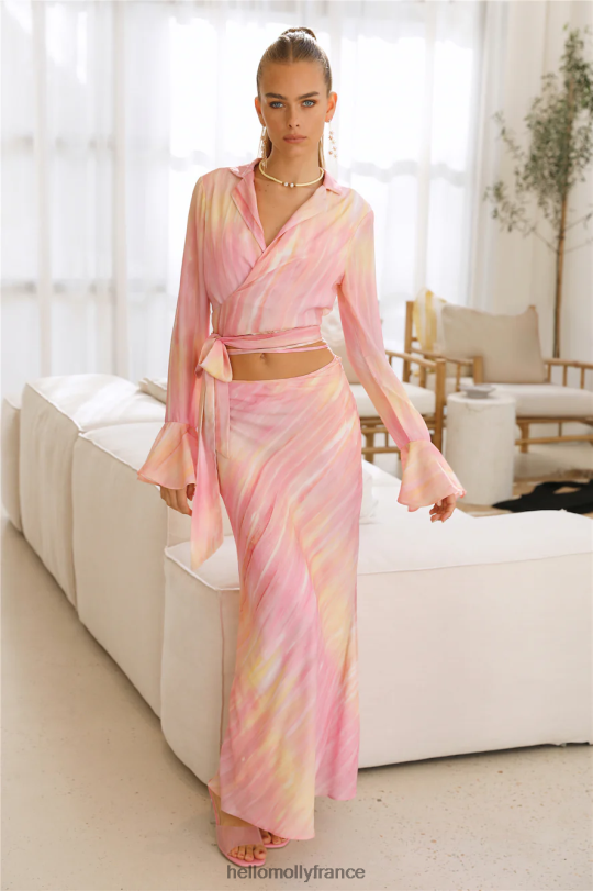 Hello Molly ensemble de refroidissement pour glace rose vêtements 40222H8241