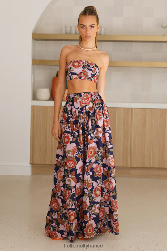 Hello Molly haut bandeau crème brûlée fleuri vêtements 40222H8157