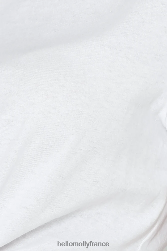 Hello Molly j\'aime comme un fou t-shirt blanc vêtements 40222H8449