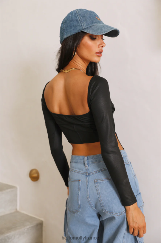 Hello Molly n\'oublie jamais le noir court vêtements 40222H8286