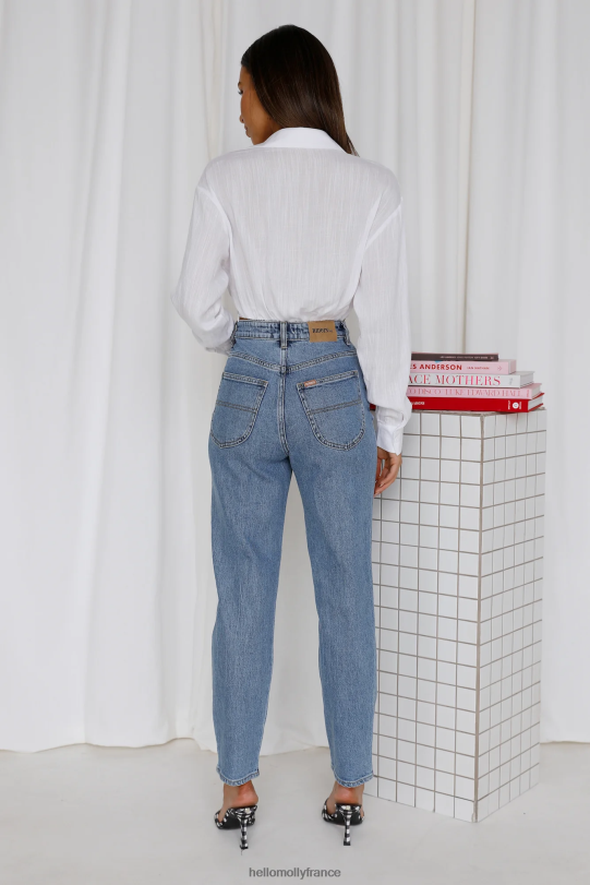 Hello Molly preppy et prêt crop blanc vêtements 40222H8027