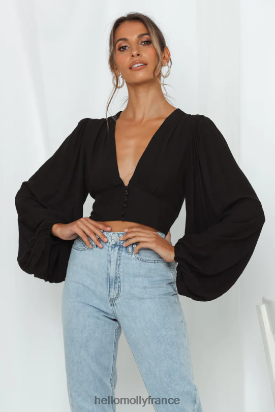 Hello Molly top agyness noir vêtements 40222H8305