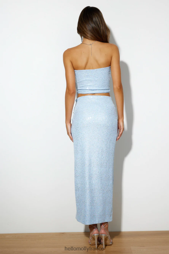 Hello Molly top court d\'amour magique bleu vêtements 40222H8158