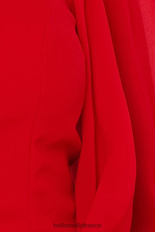 Hello Molly top court train de nuit rouge vêtements 40222H8276