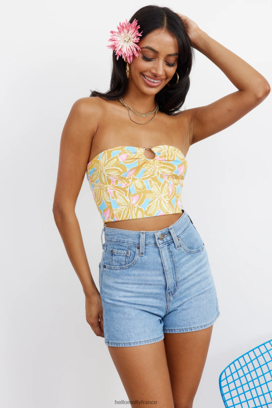 Hello Molly yacht voyage récolte jaune vêtements 40222H8296