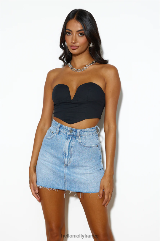 Hello Molly gwen bébé haut corset noir vêtements 40222H8666