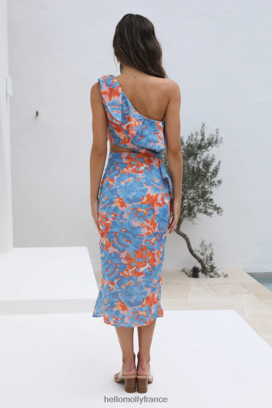 Hello Molly à l\'affût crop top bleu vêtements 40222H8676