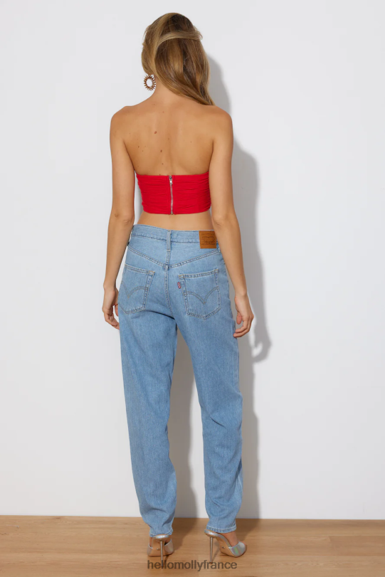 Hello Molly les temps du monde recadrent le rouge vêtements 40222H8665