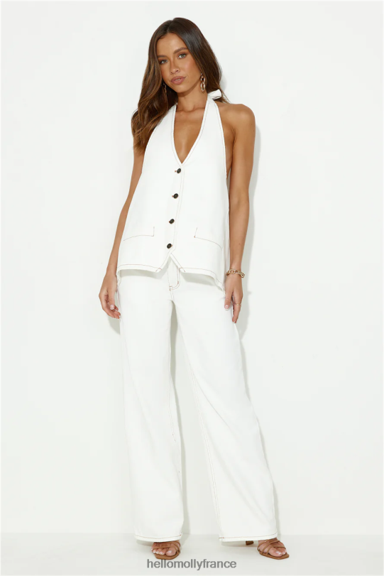 Hello Molly lioness hills haut dos nu en porcelaine vêtements 40222H8823