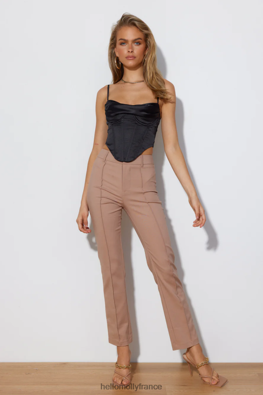 Hello Molly étapes audacieuses recadrées noires vêtements 40222H8747