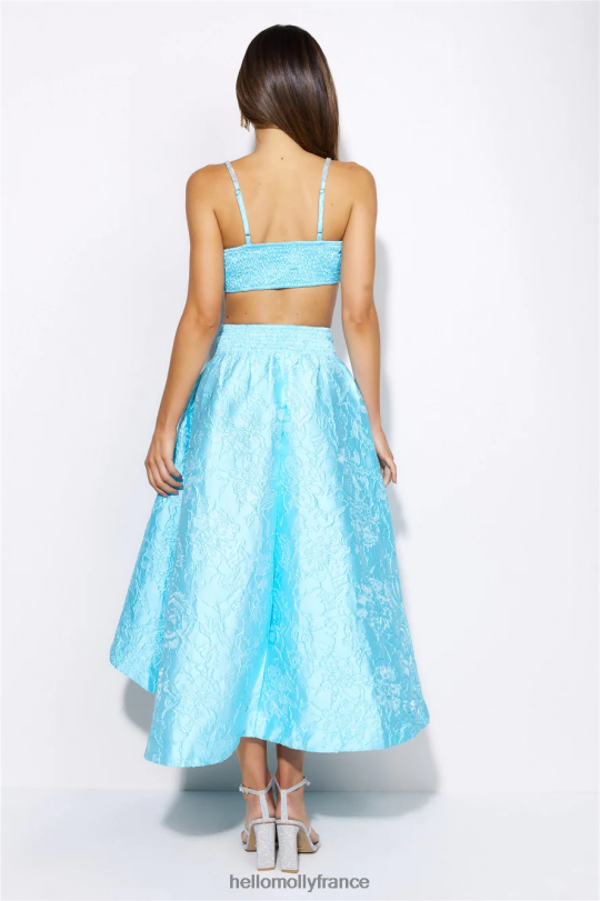 Hello Molly ton signe astrologique crop top aqua vêtements 40222H8809