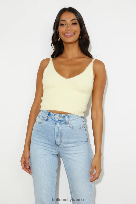 Hello Molly top facile à toucher jaune vêtements 40222H8663